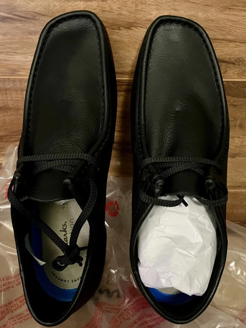 Clarks - Shacre II Run Loafers - New In Box - Black - Leather - Men's - 11.5M Fa